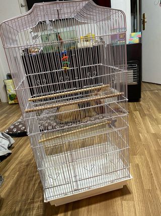 Jaula grande para pájaros