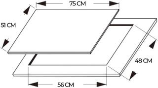 Cecotec Placa de Gas 5 Fuegos Bolero Squad G 5200S