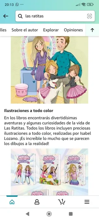 3 libros de Las Ratitas