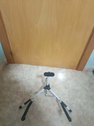 Guitarra Acústica Harley Benton Negra con pie