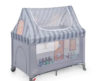 Cuna de viaje con mosquitera