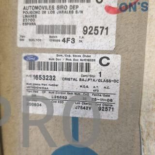 CRISTAL PUERTA DELANTERA FORD TRANSIT NUEVO