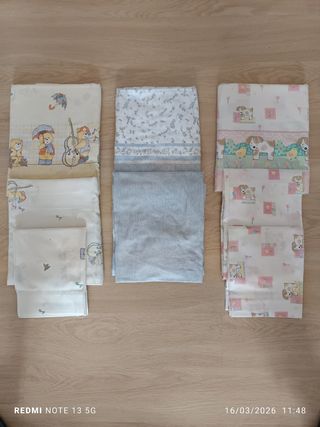 Lote de sábanas infantiles