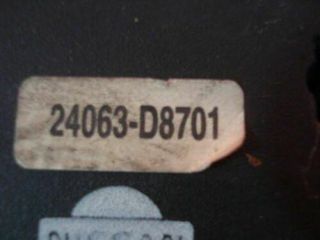 Caja de fusibles Nissan 24063D8701 24063-D8701