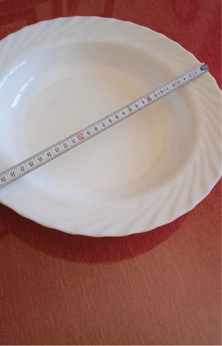 Lote 2 fuentes Arcopal blancas