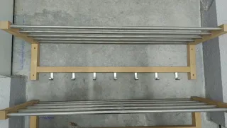 Perchero Tjusig Ikea Madera y Metal