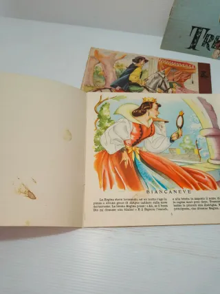 Lotto tre albi libricini illustrati anni 60