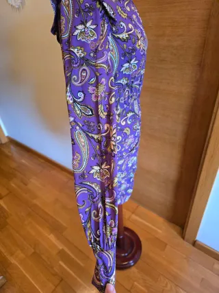 Vestido Springfield Morado Estampado