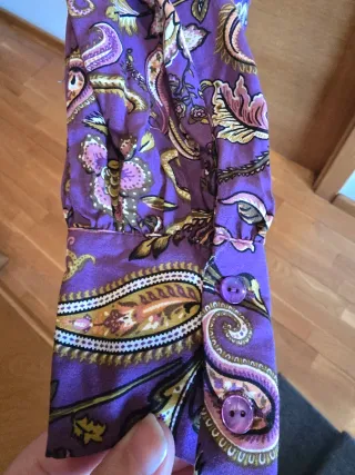 Vestido Springfield Morado Estampado