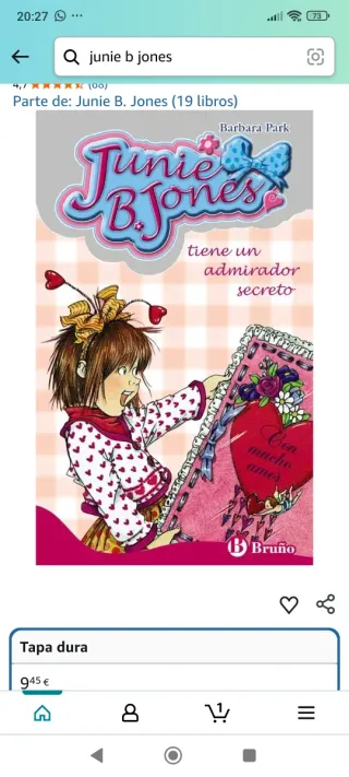 Lote 7 libros Junie B.Jones