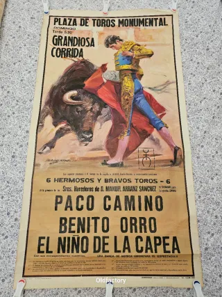 Lote 3 Carteles Toros Monumental Originales