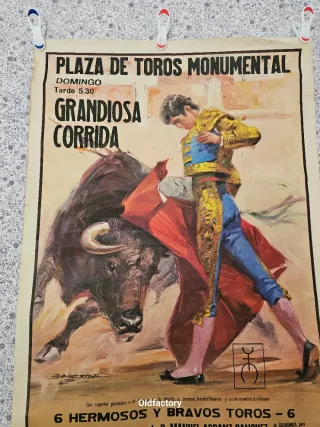 Lote 3 Carteles Toros Monumental Originales