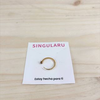 SINGULARU -Anillo Sophie - Anillo Ajustable - Plat