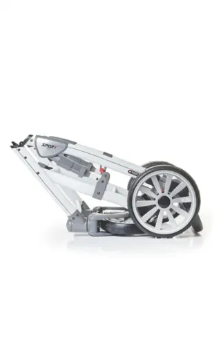 Carro de bebé Abex Sport gris y blanco