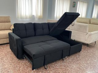 Sofá chaise longue con arcón oferta