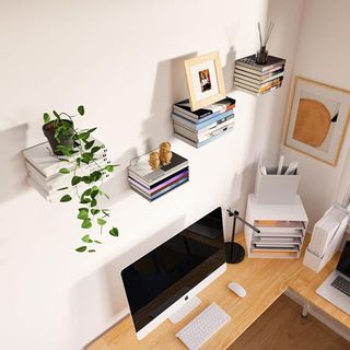 Juego 6 Estantes Flotantes para Libros