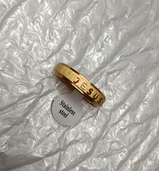 Anillo Acero Inoxidable JESUS
