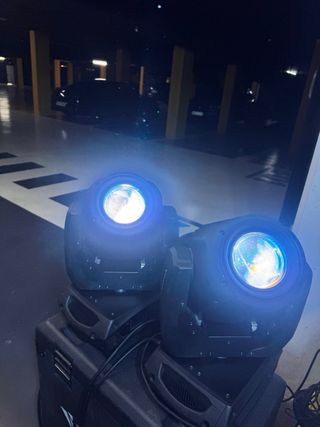 2 Cabezas Móviles LED Beam Prisma