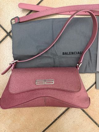 Borsa Balenciaga Glitter Rosa