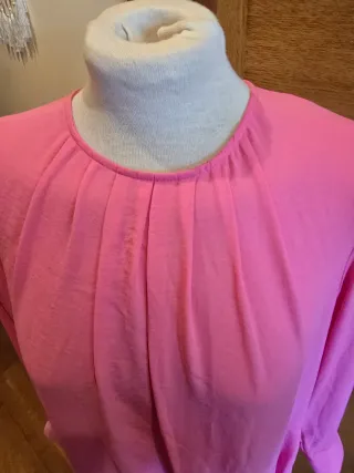 Vestido largo H&M rosa talla M