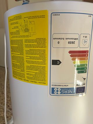 Termo eléctrico HTM blanco