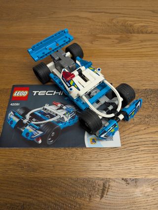 Lego Technic 42091 Coche Policía Montado