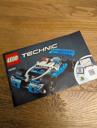 Lego Technic 42091 Coche Policía Montado
