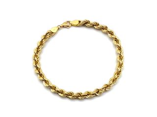 Pulsera Oro 18K Nueva Cordón
