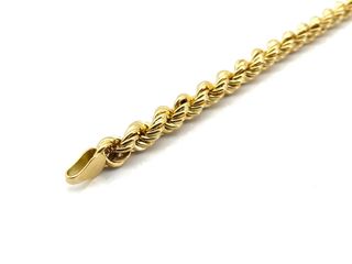 Pulsera Oro 18K Nueva Cordón