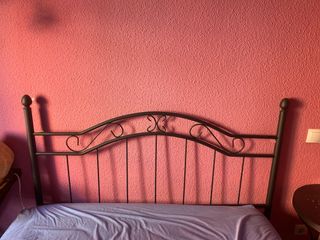 Cabecero Forja 135 y Mesita Noche