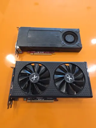 Gráfica XFX Radeon RX 6600 8GB + nvidia 750