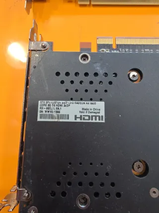 Gráfica XFX Radeon RX 6600 8GB + nvidia 750