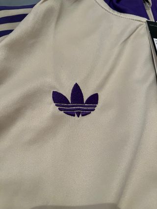 Chándal Real Madrid Adidas Beige y Morado