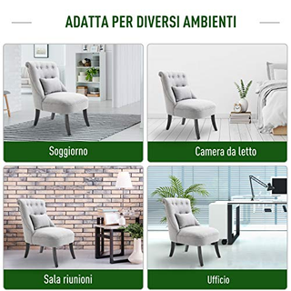 Poltrona per il Soggiorno di Grossa Imbottitura co