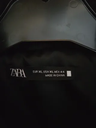 Chaqueta borrego Zara negra