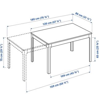 Mesa comedor extensible madera IKEA