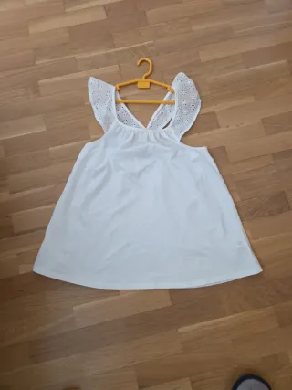 Blusa/Camiseta Niña Blanca