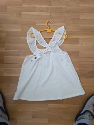 Blusa/Camiseta Niña Blanca