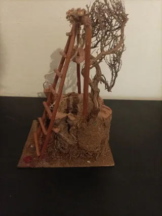 Pozo para belén artesanal