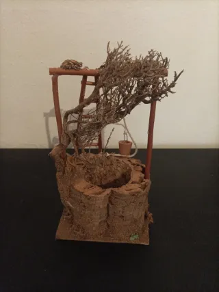Pozo para belén artesanal