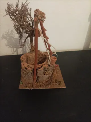 Pozo para belén artesanal