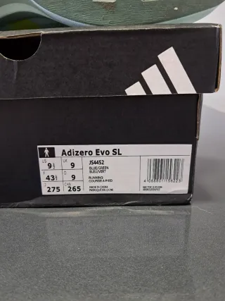 Adidas Adizero Evo SL Talla 43 y 1/3