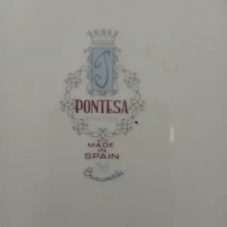 Vajilla Pontesa Vintage 4 servicios.