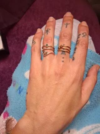 Anillo Tous Plata Oso Verde