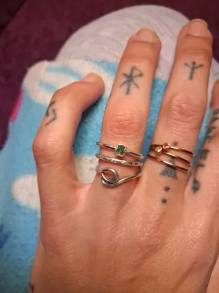 Anillo Tous Plata Oso Verde