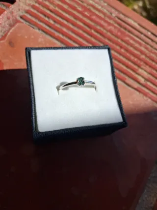 Anillo Tous Plata Oso Verde