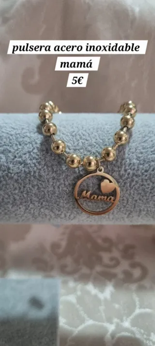 Pulsera Mamá Acero Inoxidable