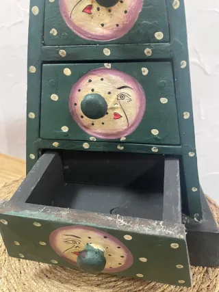 Torre Cajonera Sol y Luna Madera