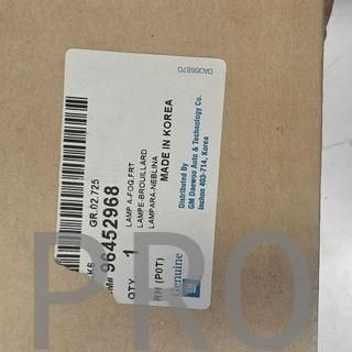 FARO ANTINIEBLA DERECHO DAEWOO LANOS NUEVO