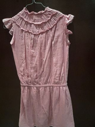 Vestido Nicoli Talla 12 Rosa Algodón